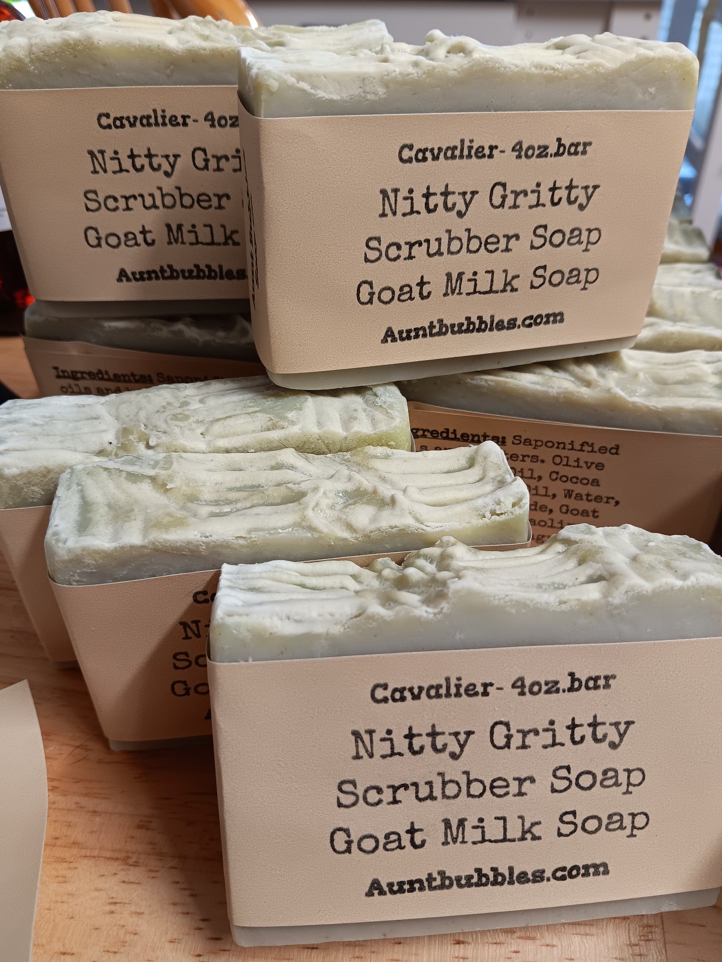 Nitty Gritty Scrubber Goat Milk soap